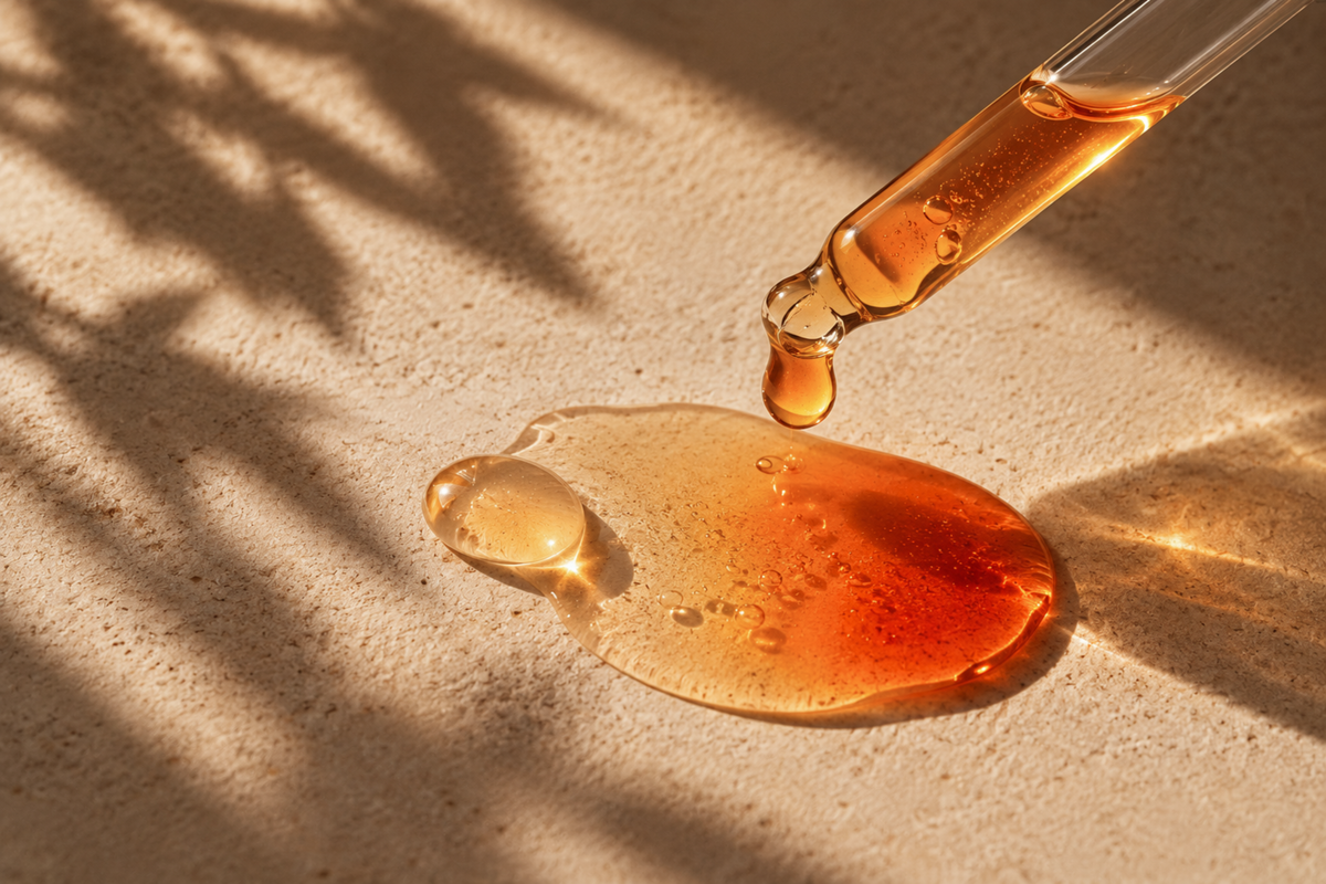 Why has my vitamin C serum turned orange?