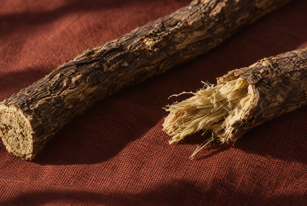 Licorice root, the quiet way to work on tone