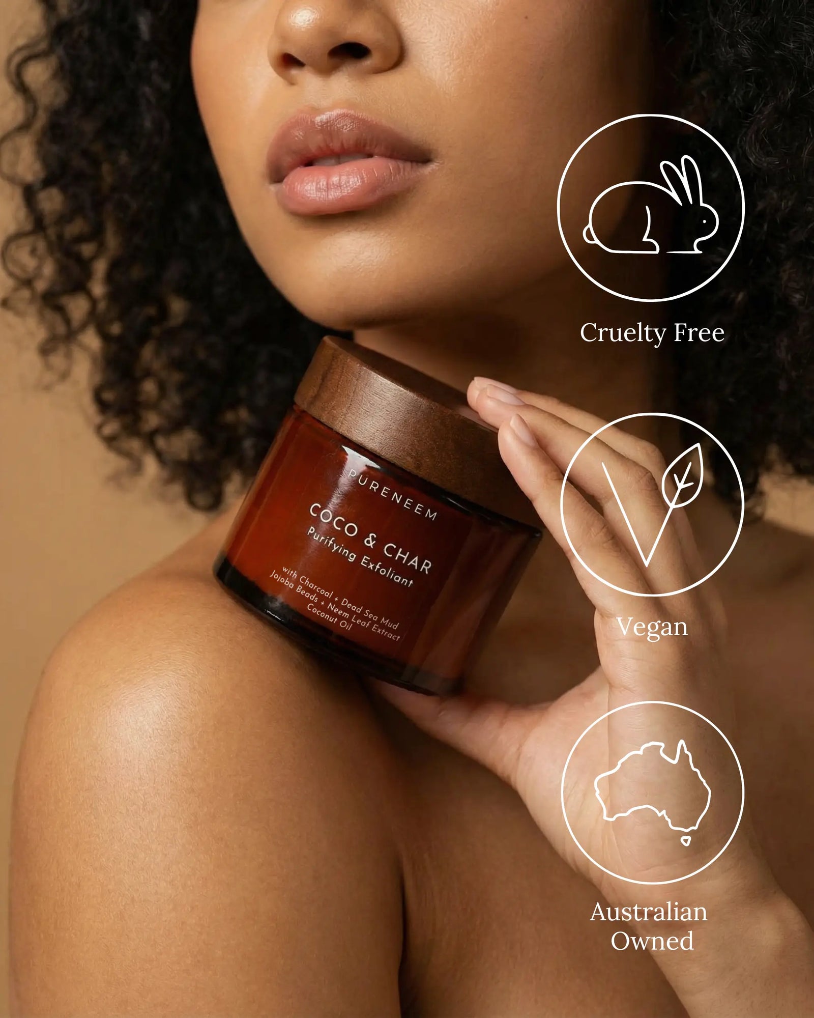 Coco & Char Purifying Exfoliant by  PureNeem